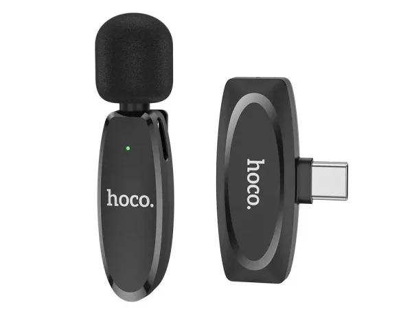 Hoco L15 Type-C Crystal Lavalier Wireless Digital Microphon