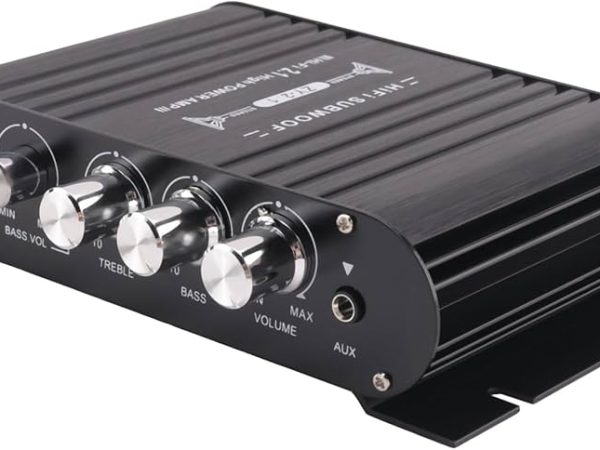 ST-838 2.1 Channel HiFi Power Amplifier 80W x2 Stereo Bass Boost Mini MP3,