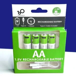 SmarToools RB40 AA Rechargeable Battery Price in Bangladesh | 2600mWh Type-C (4Pcs Set)