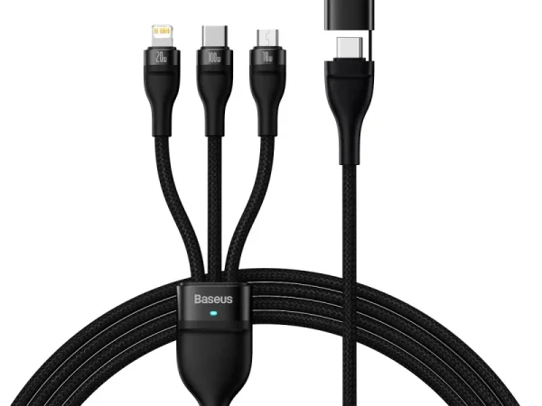 Baseus Two for three Flash Series Fast Charging 100W Data Cable