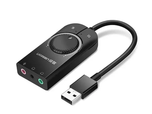 Ugreen CM129 USB Sound Card with Volume Control