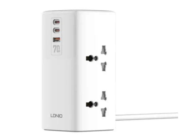 LDNIO SC4383 70W Multifunctional Universal Desktop Power Adapter