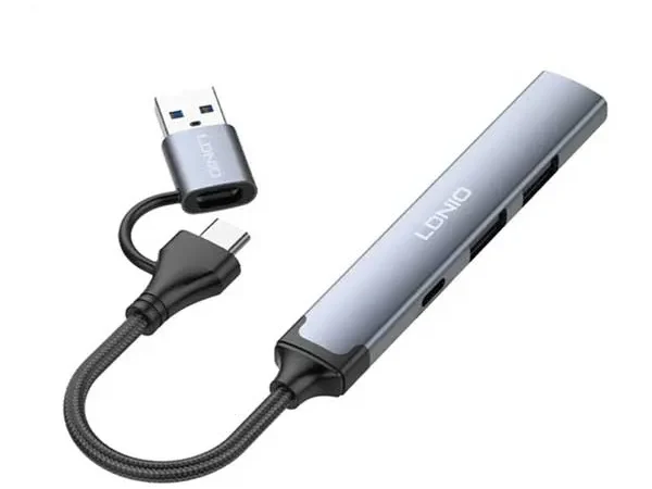 Ldnio DS-64C 4-in-1 USBType-C Hub Adapter