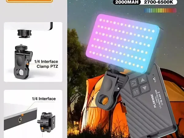 PLOKAMA U160 PRO RGB Portable LED Light: Compact Studio Lighting